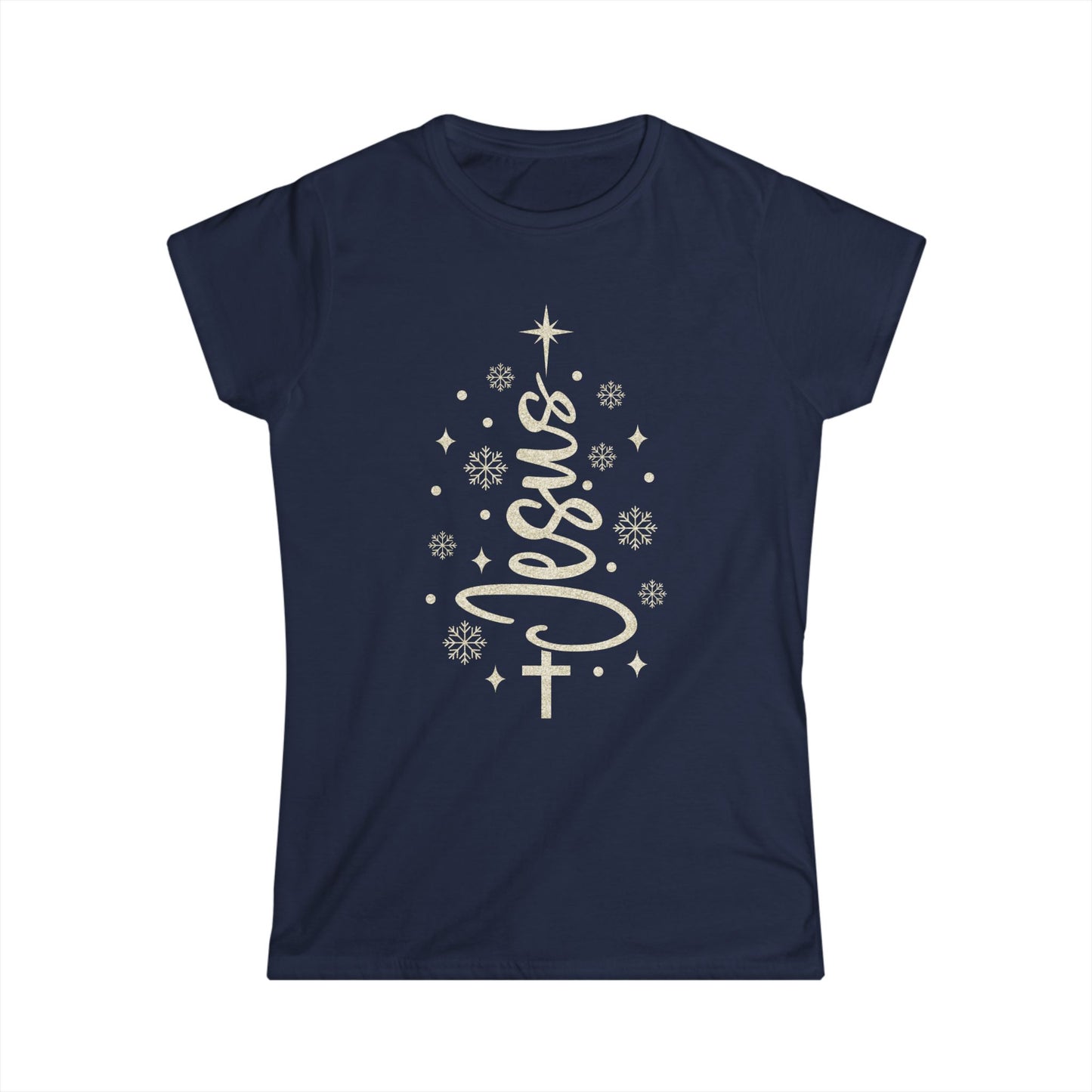 Female T-Shirt - Christmas - Jesus Tree (01b)