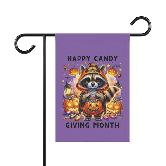 Garden Flag - Halloween - Happy Candy Giving Month (01a)
