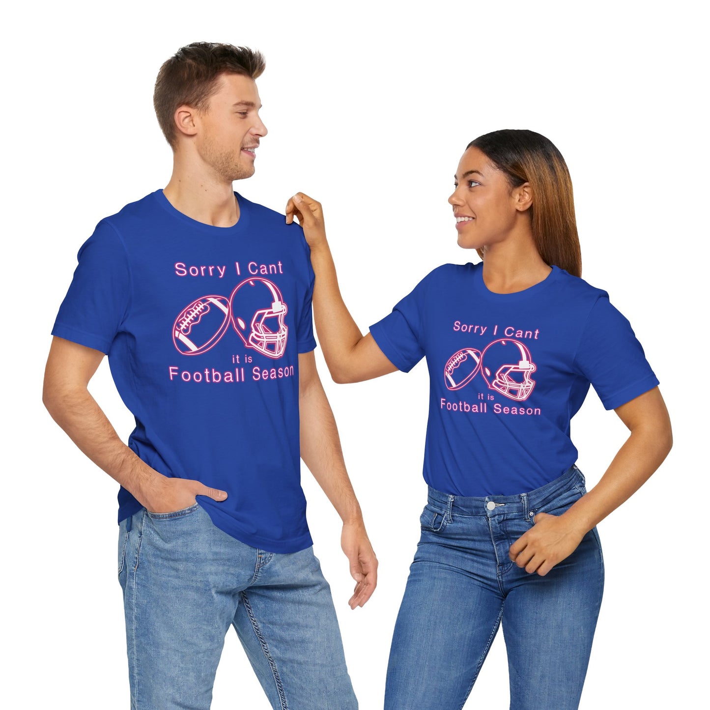 T-shirt - Football - Sorry I Cant (01a)