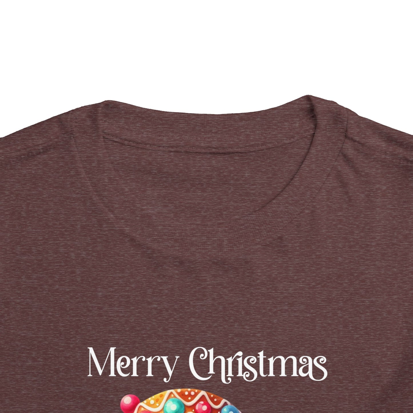 Toddler Tee - Christmas - Gingerbread - Merry Christmas (03a)
