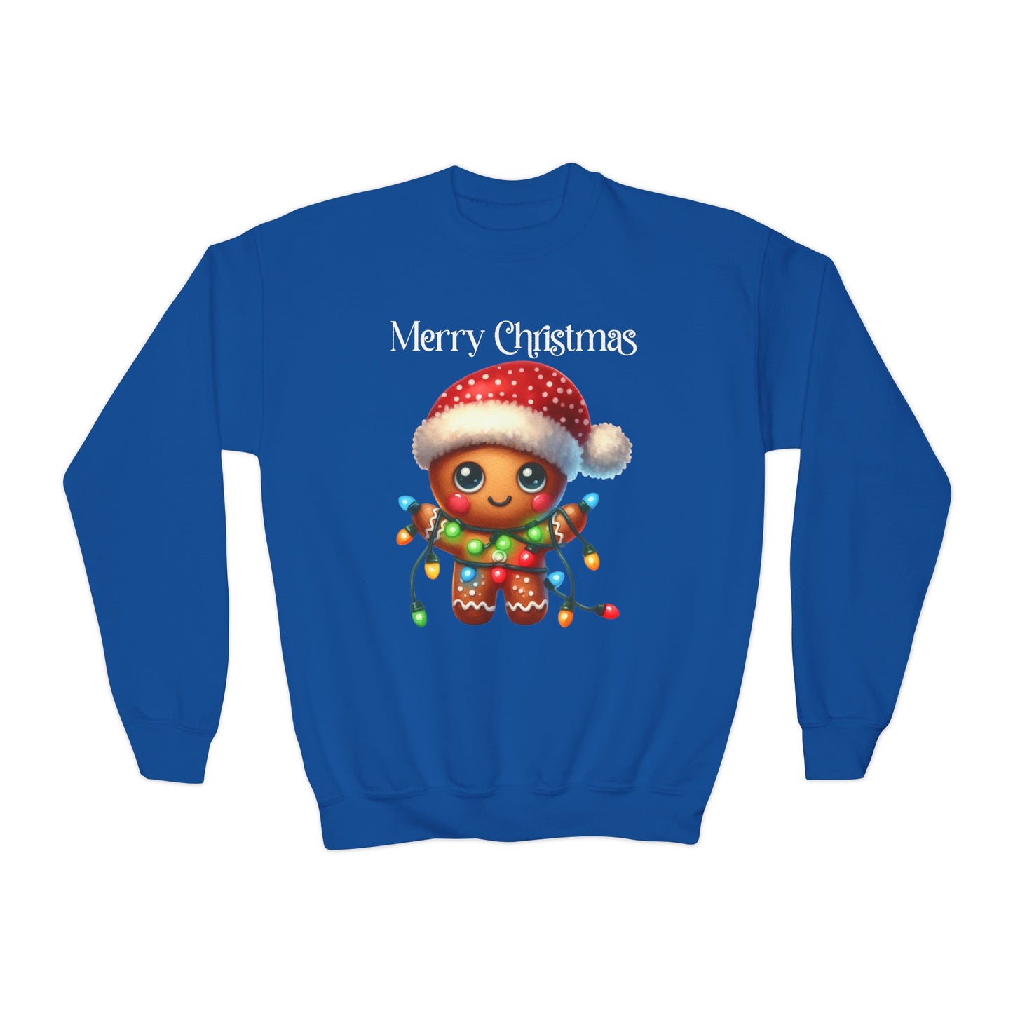 Child Sweatshirt - Christmas - Gingerbread - Merry Christmas (02a)
