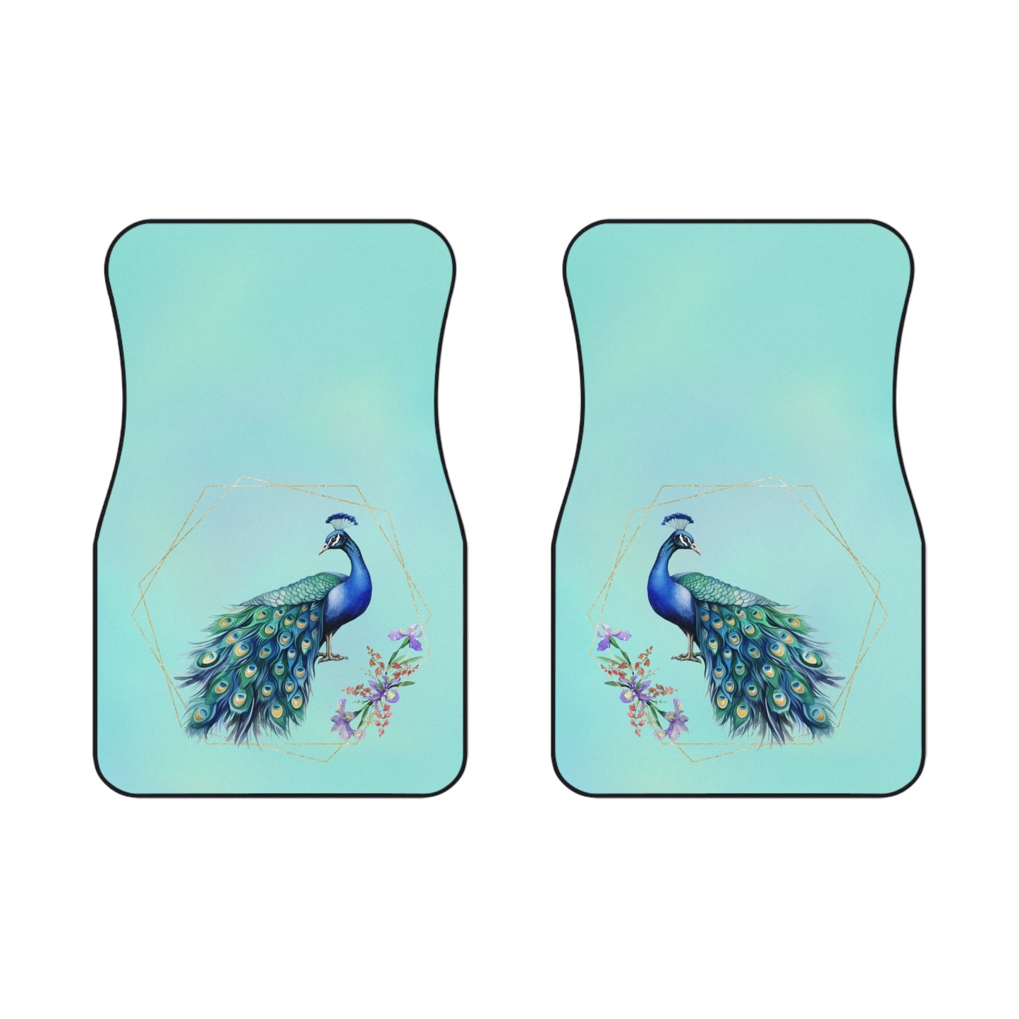 Car Mats - Animal -Peacock (2)