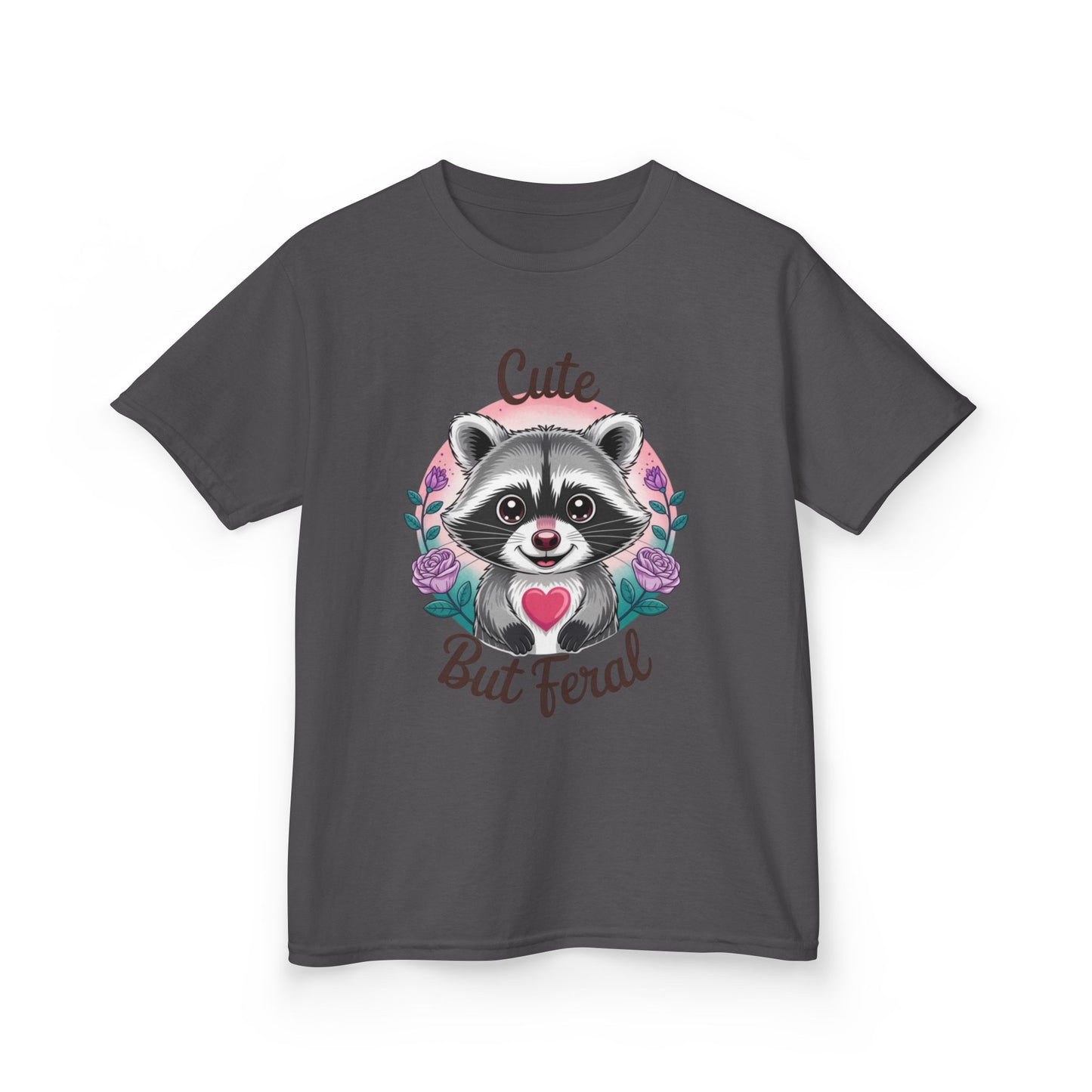 Child Tee - Animal / Racoon - Cute but Feral (01)