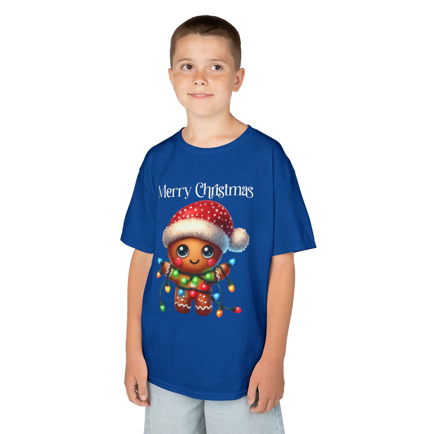Child Tee - Christmas - Gingerbread - Merry Christmas (02a)