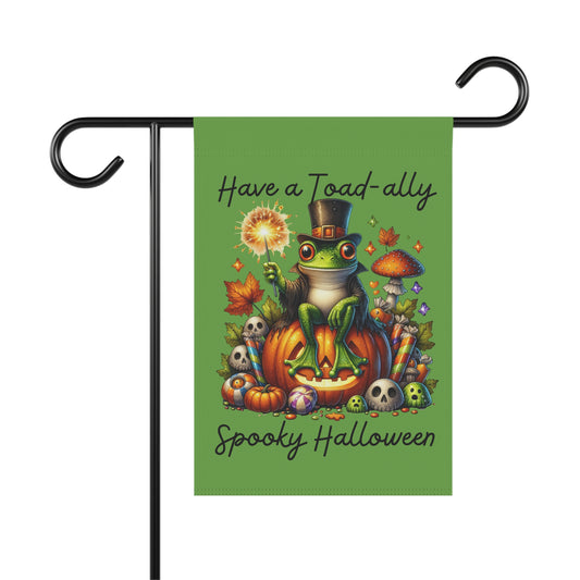 Garden Flag - Halloween - Toad-ally Spooky Halloween (01a)