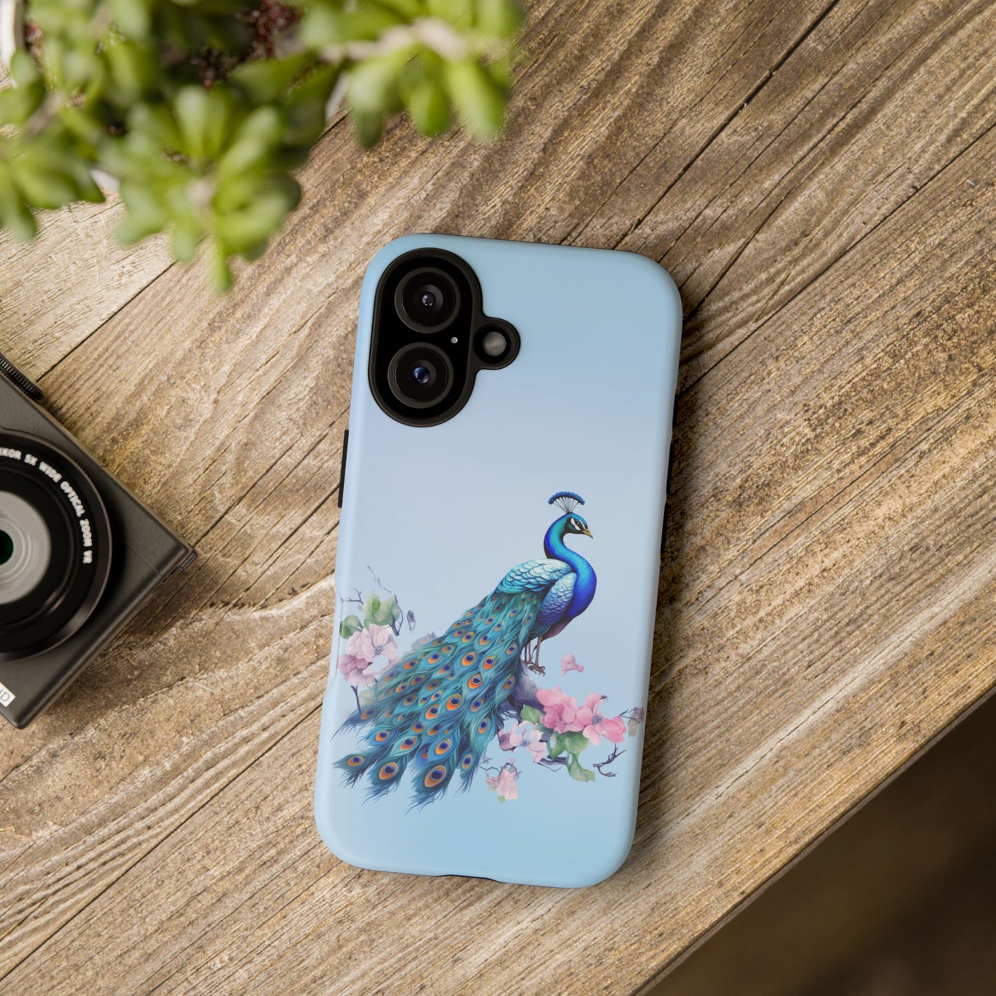 Tough Cell Phone Case - Animal - Peacock (1)