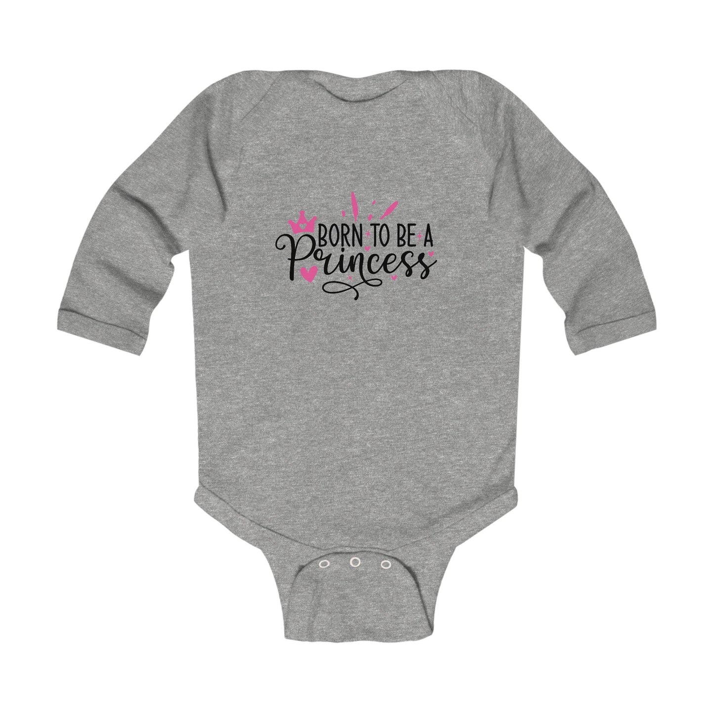 Onesie Long Sleeve - Born to be a Princess (1)