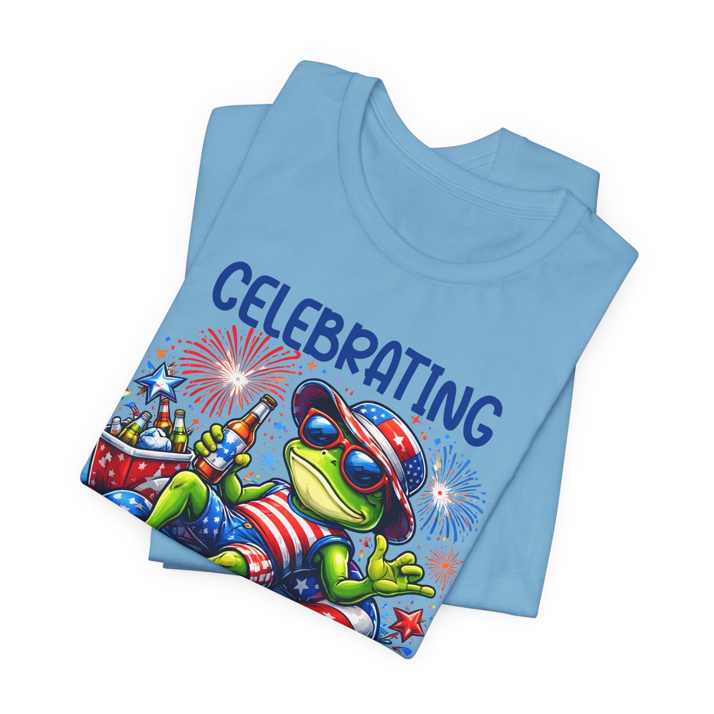 T-Shirt - American - Celebrating America Frog 01