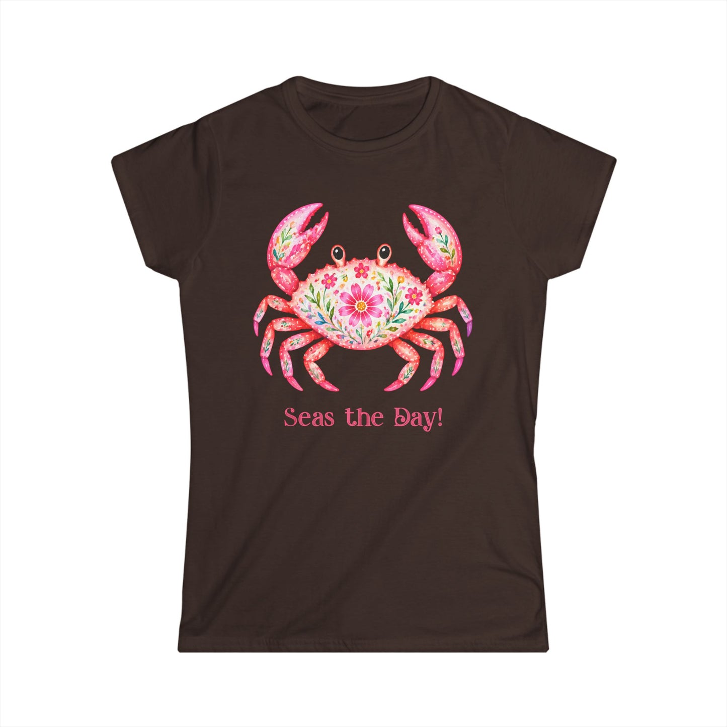 Female T-Shirt - Animal - Seas the Day Crab (01)