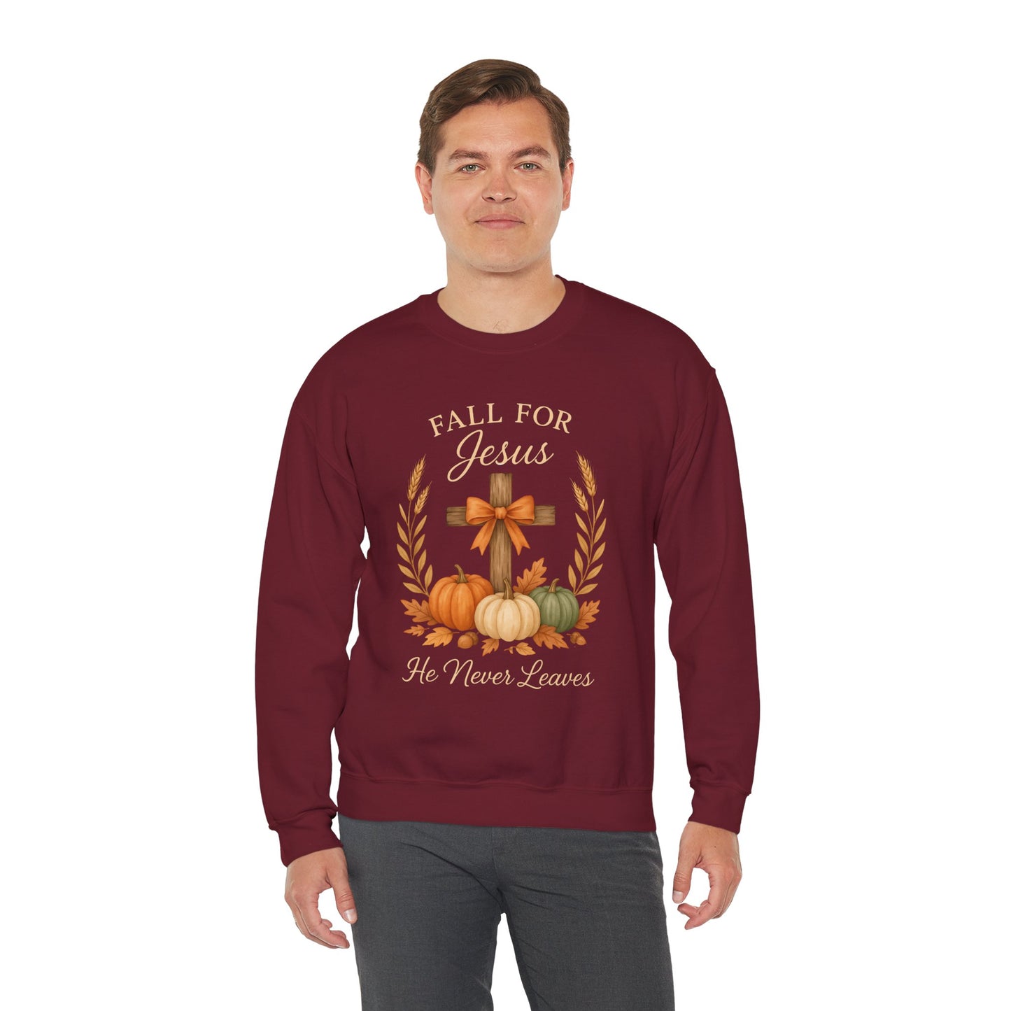 Sweatshirt - Faith -  Fall for Jesus (01 Autumn)