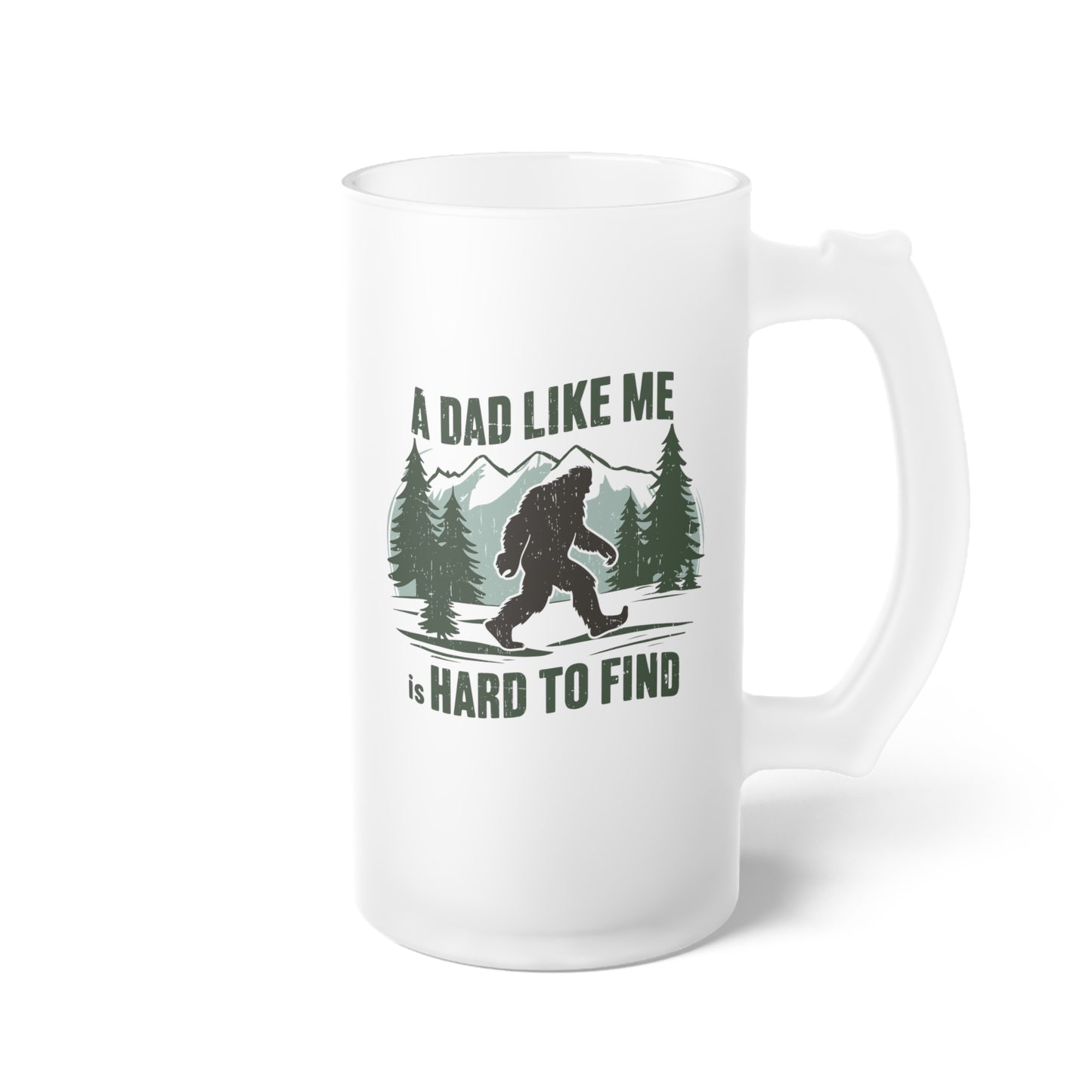 Frosted Glass Beer Mug - Dad - A Dad Like Me (1)