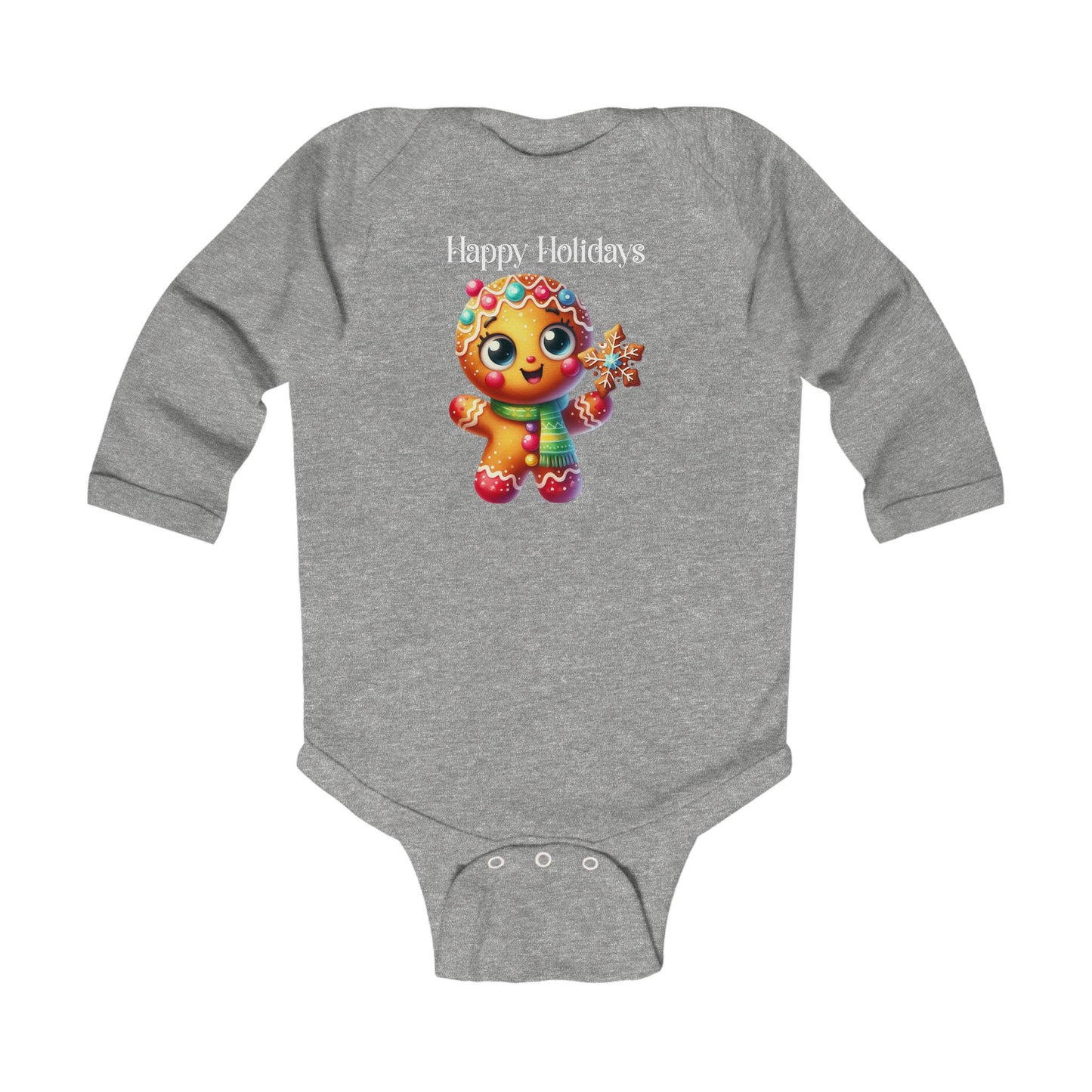 Onesie - Christmas - Gingerbread - Happy Holidays (03)