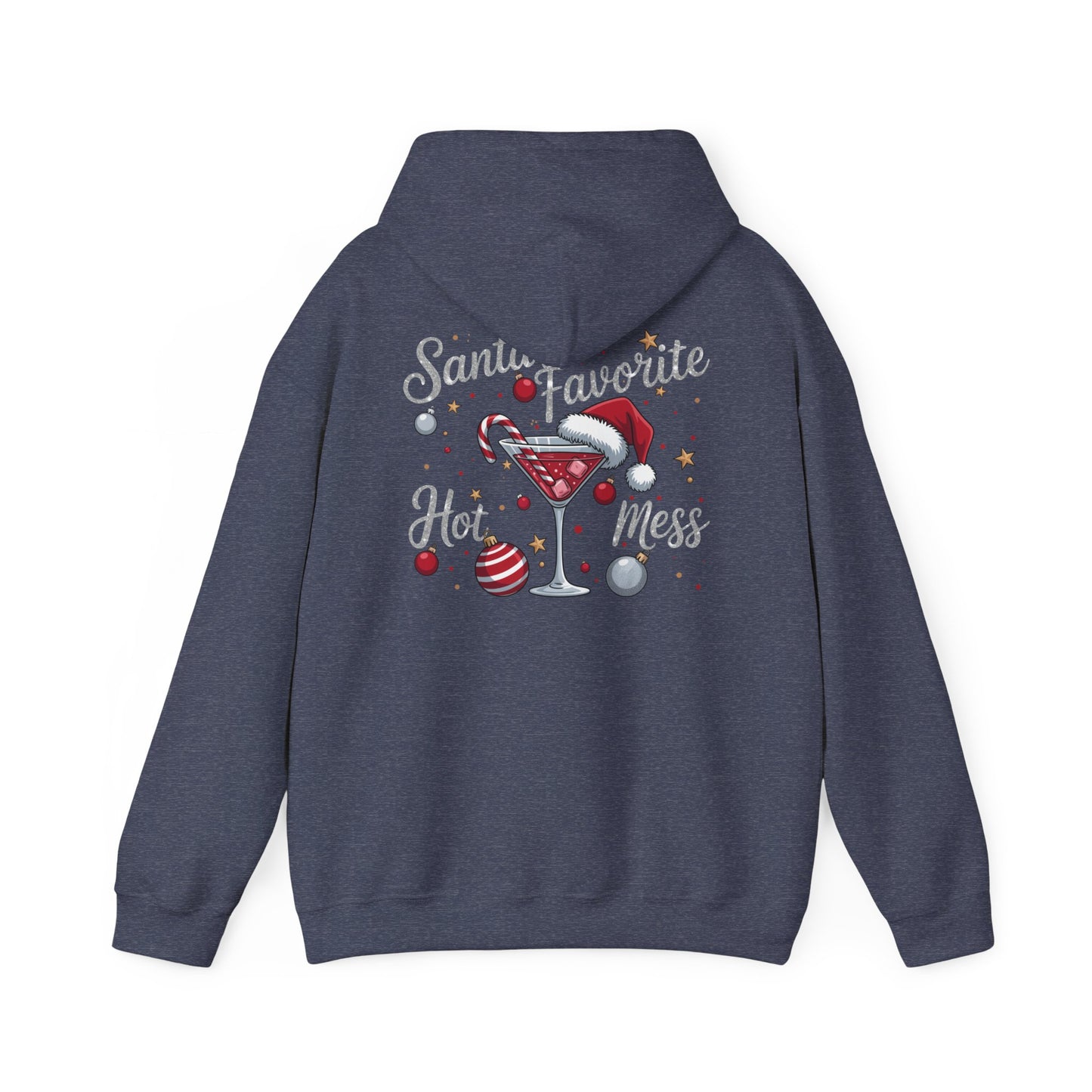 Heavy Blend Hoodie - Christmas - Santa's Fav. Hot Mess (01)