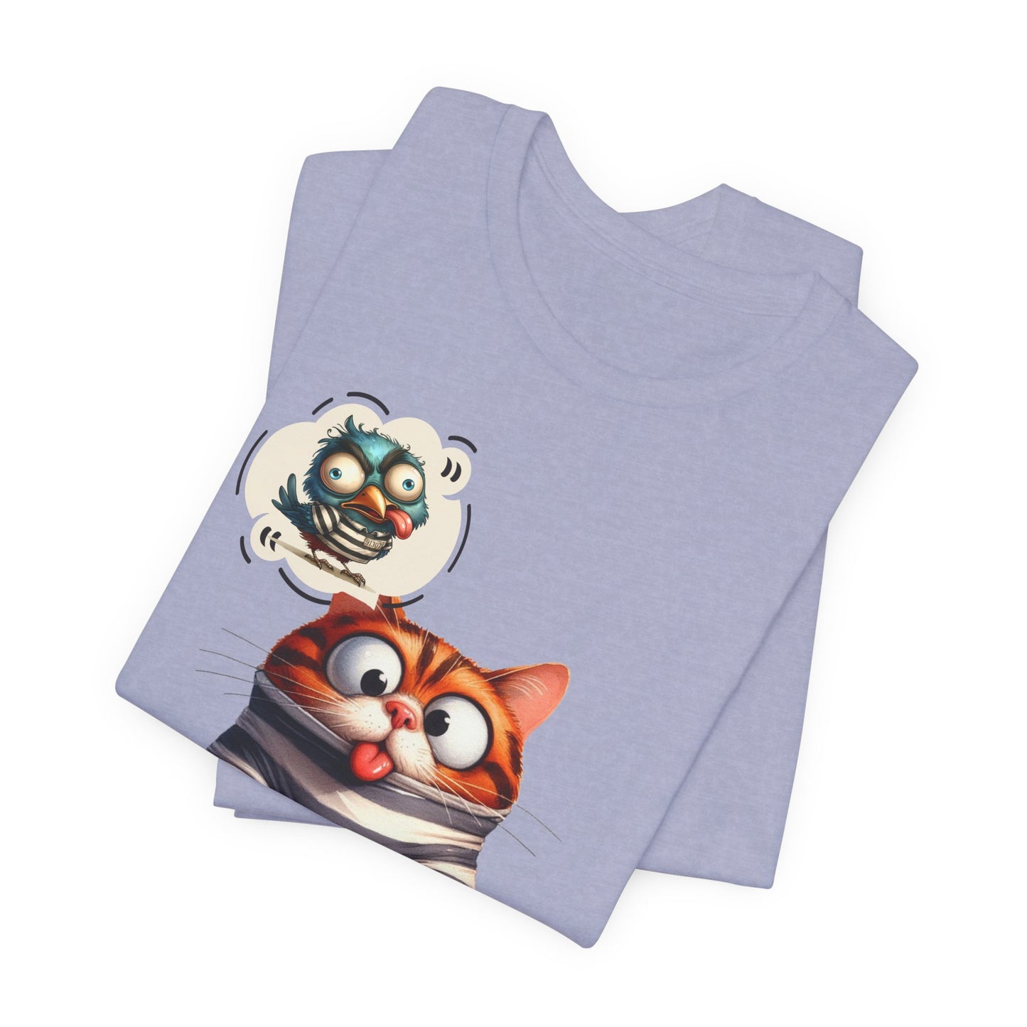 T-Shirt - Animal - Cat - I ate the jail bird (1a)