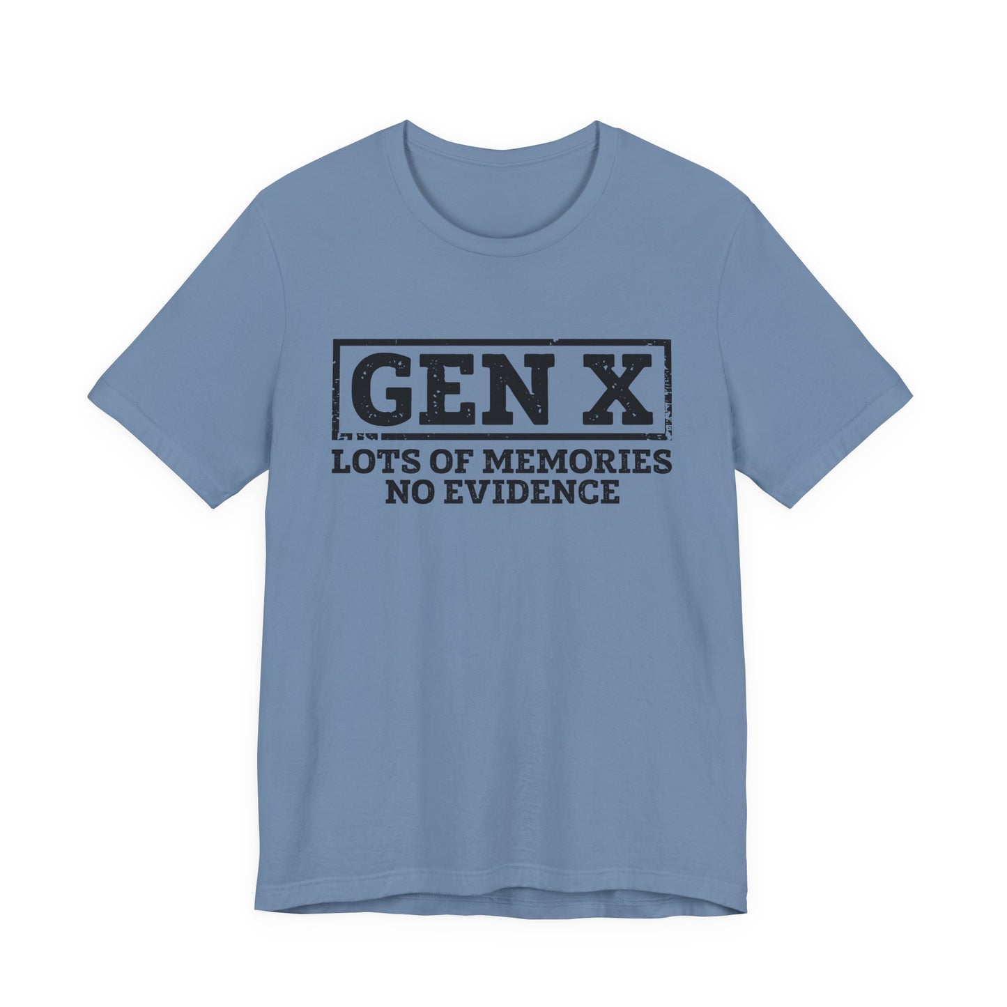 T-shirt - Sarcastic - GenX No Memories (01-black)