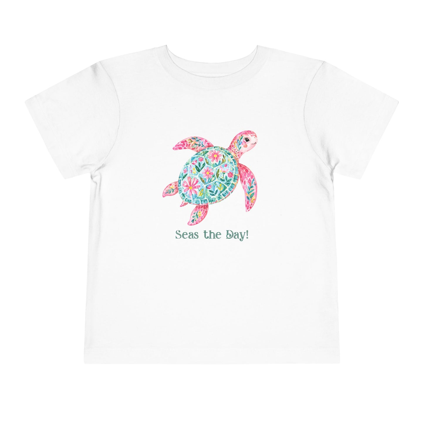 Toddler Tee - Animal - Seas the Day Turtle (01)