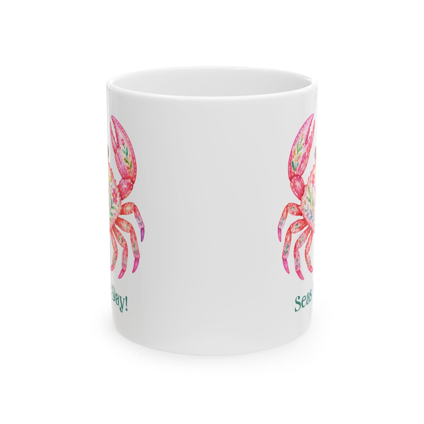 Ceramic Mug - Animal - Seas the Day Crab (01)
