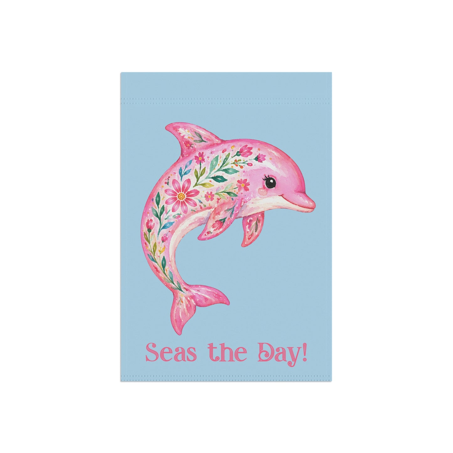 Garden Flag - Season -  Seas the Day Dolphin (01)