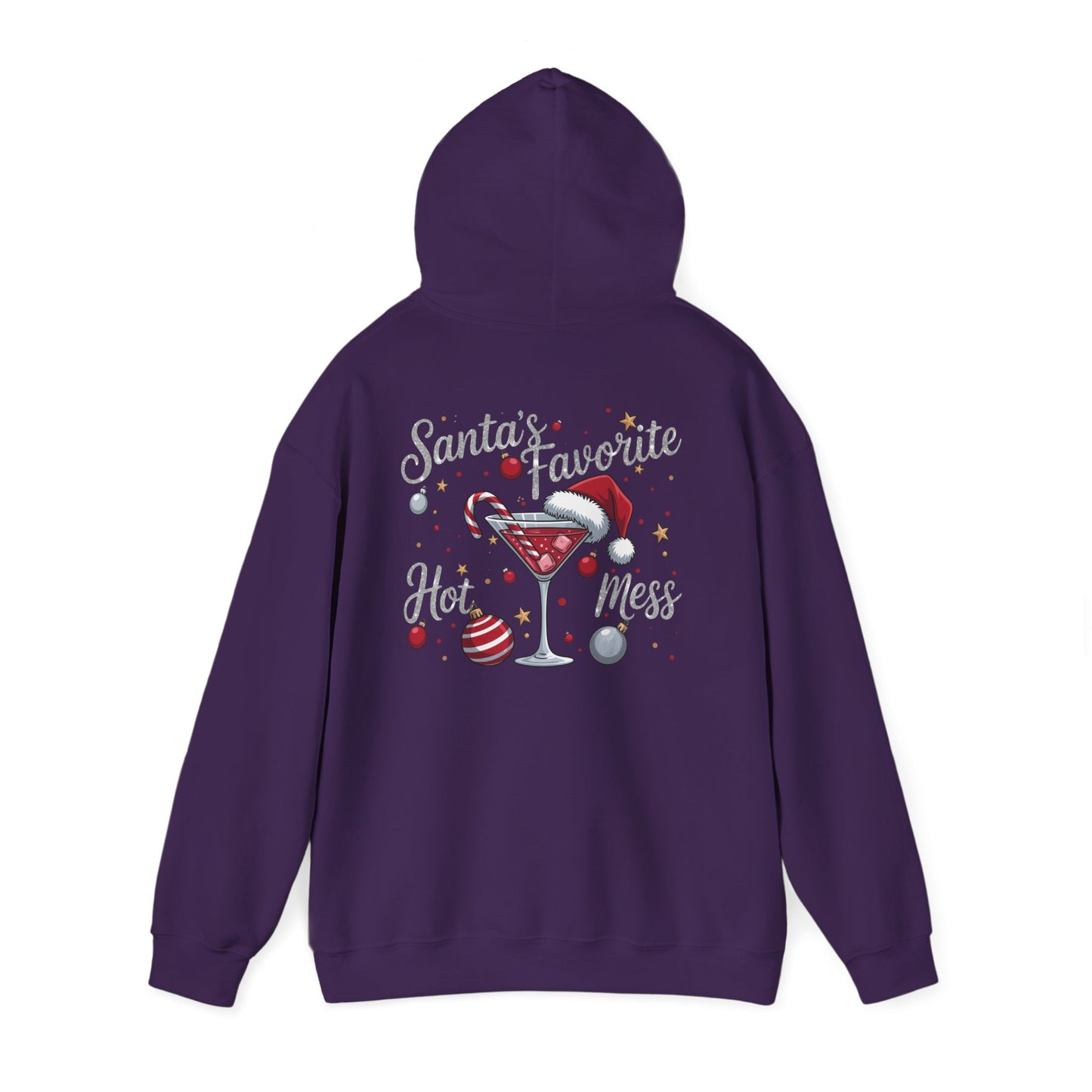 Heavy Blend Hoodie - Christmas - Santa's Fav. Hot Mess (01)