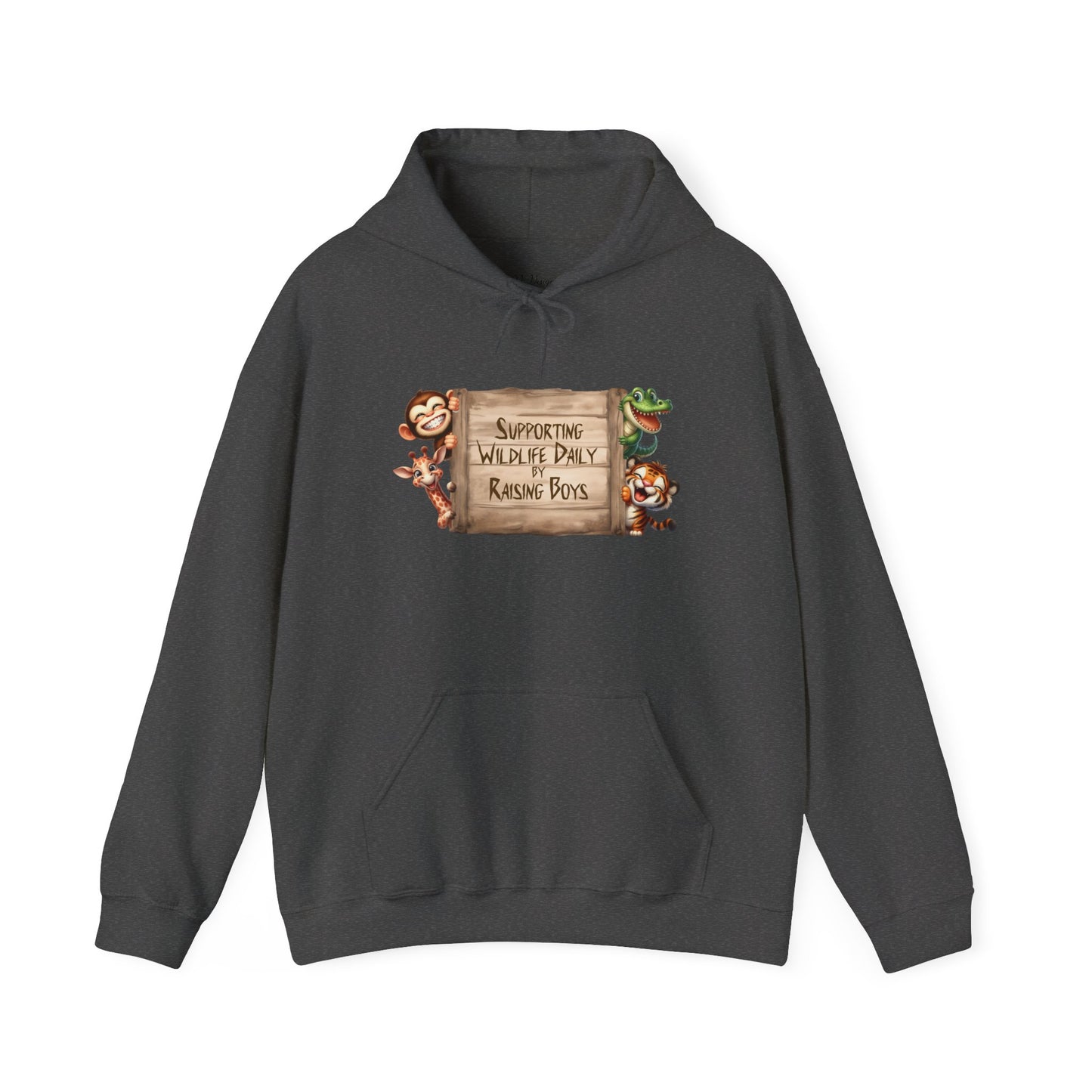 Hoodie - Supporting Wildlife by Raising Boys