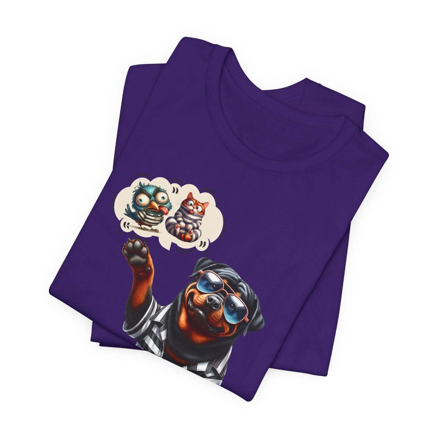 T-Shirt - Animal - Dog - I ate the cat that ate jail bird (1b)