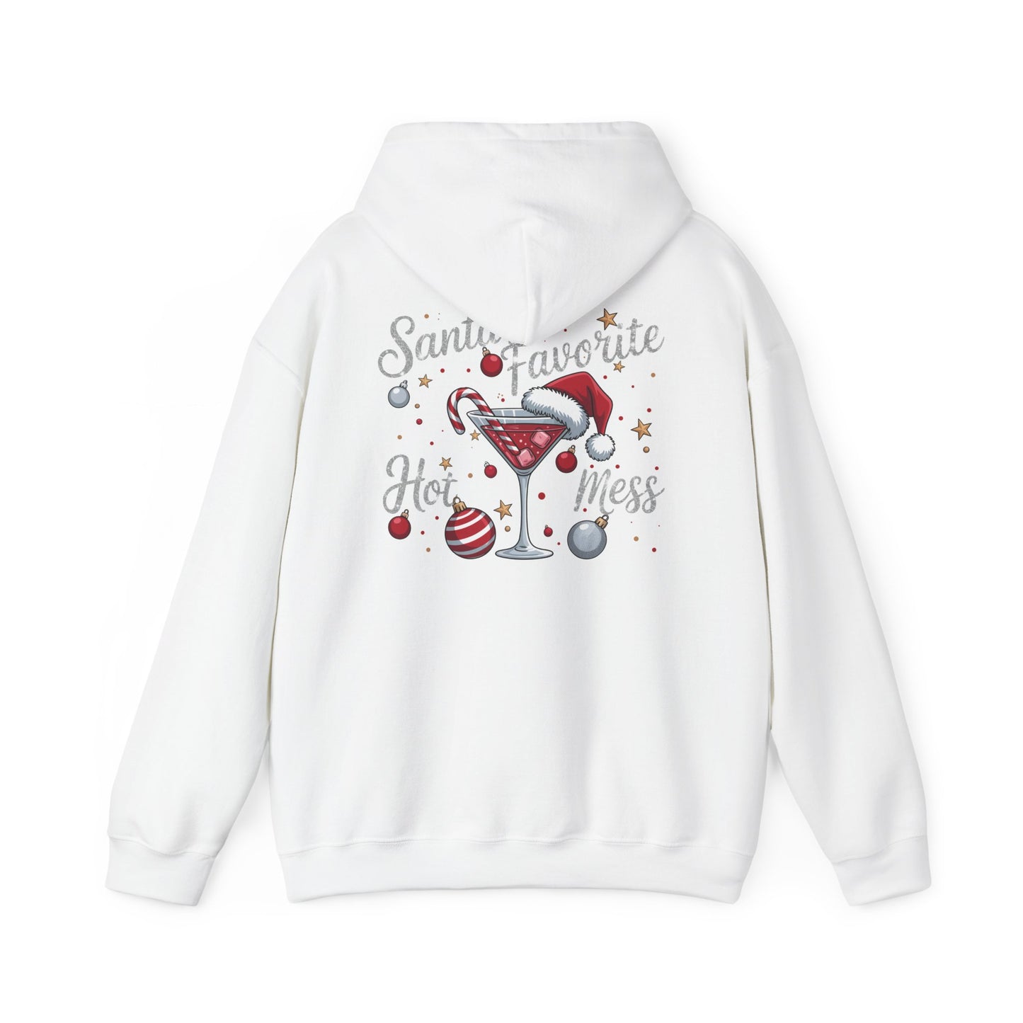 Heavy Blend Hoodie - Christmas - Santa's Fav. Hot Mess (01)