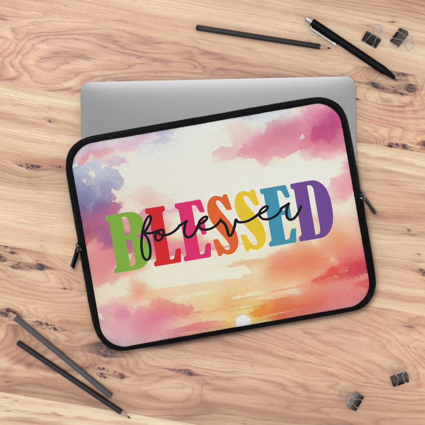 Laptop / Tablet Sleeve - Faith - Blessed Forever (1)