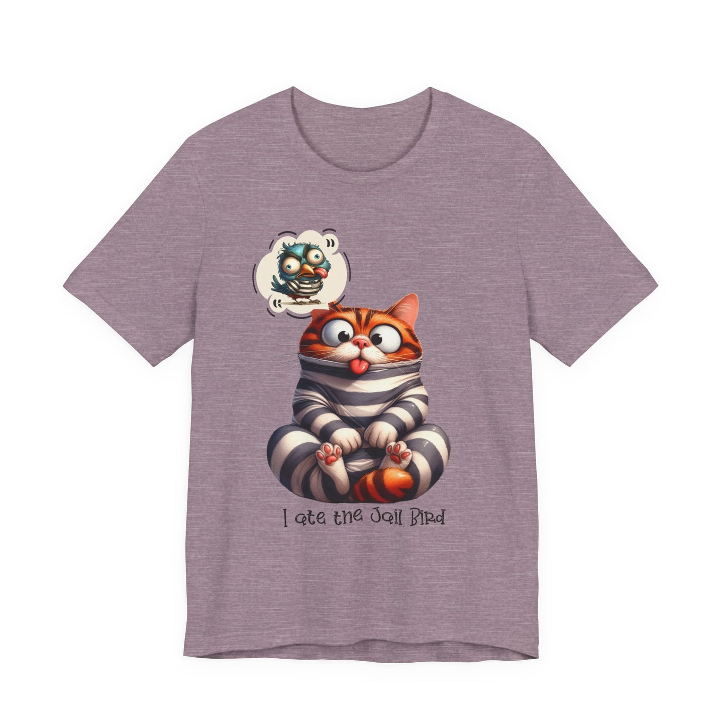 T-Shirt - Animal - Cat - I ate the jail bird (1a)