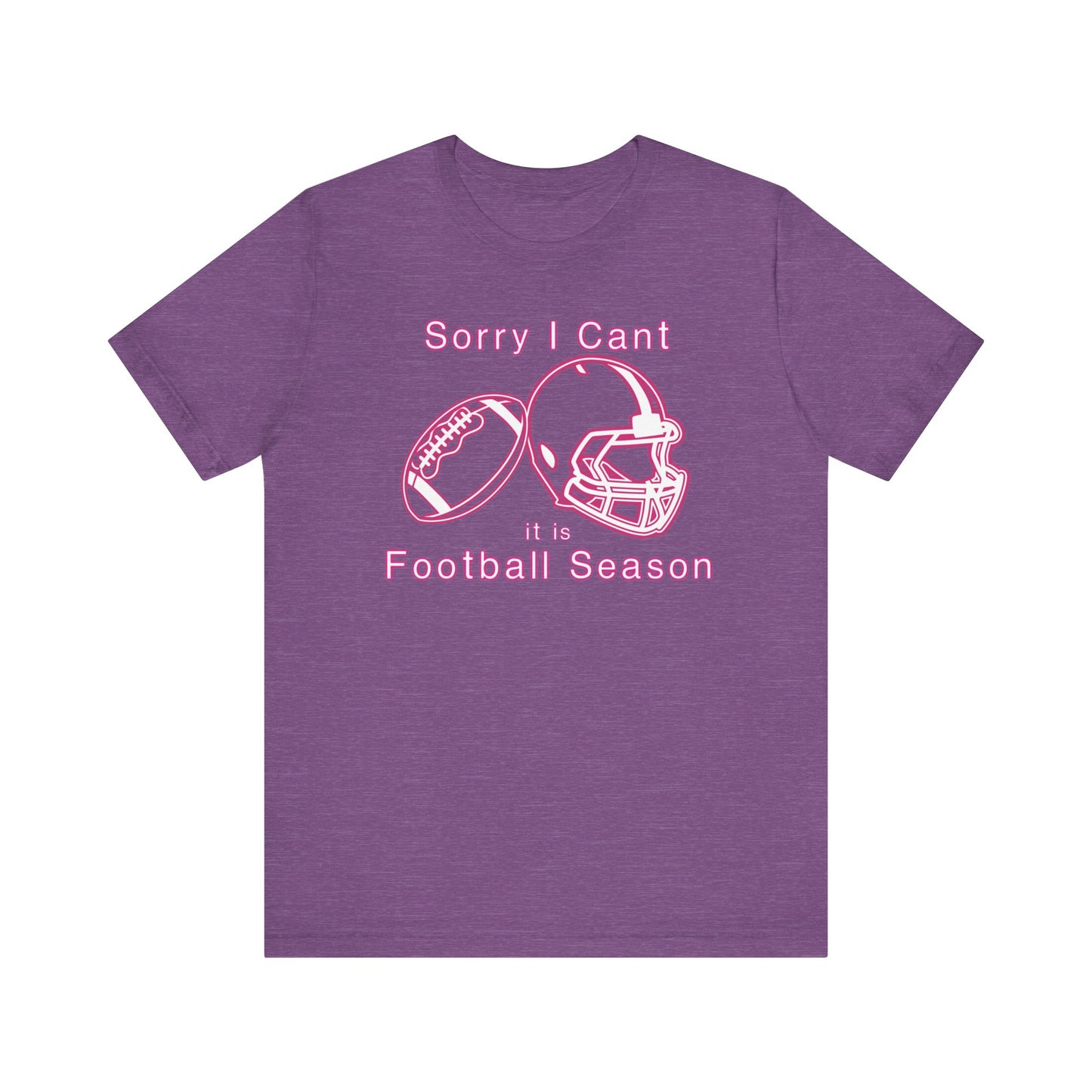 T-shirt - Football - Sorry I Cant (01a)