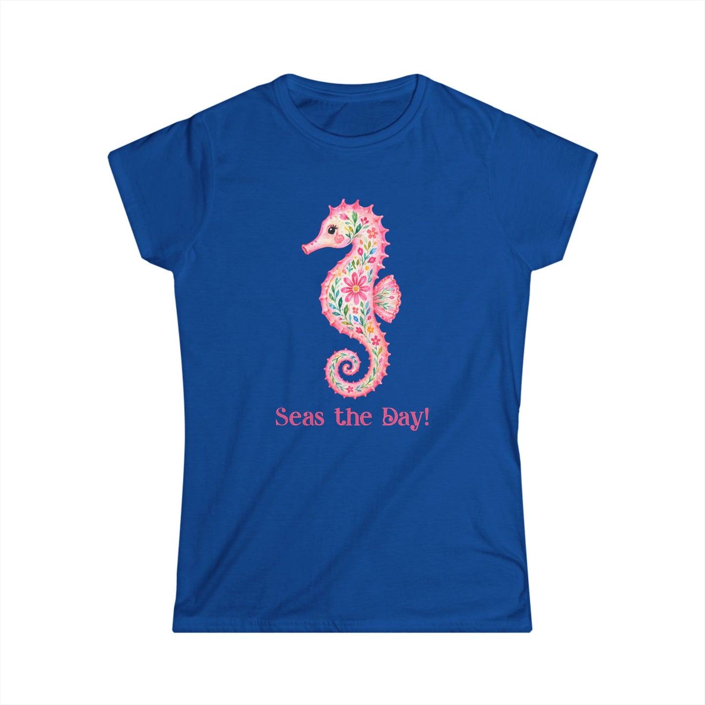 Female T-Shirt - Animal - Seas the Day Sea Horse (01)