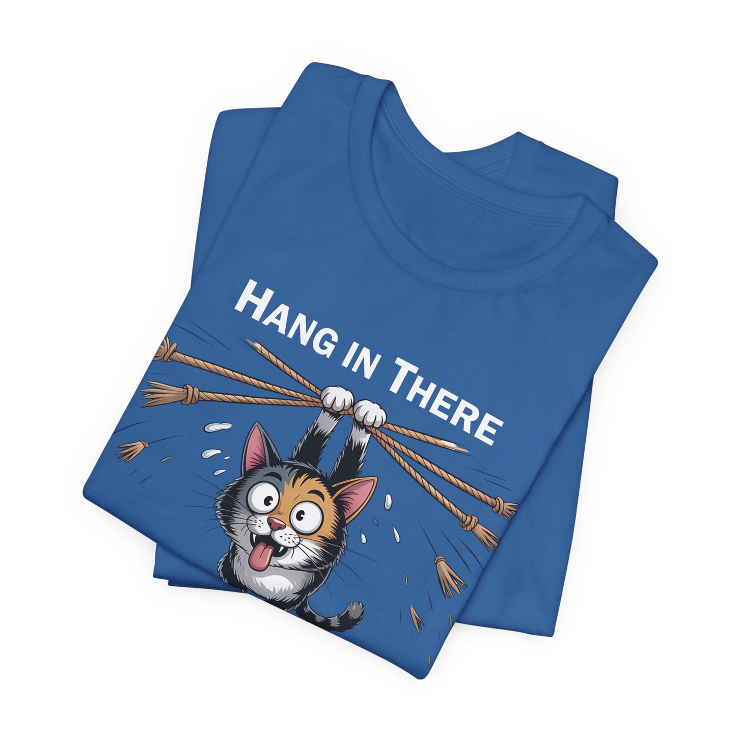 T-Shirt - Animal - Cat - Hang in there (1b)
