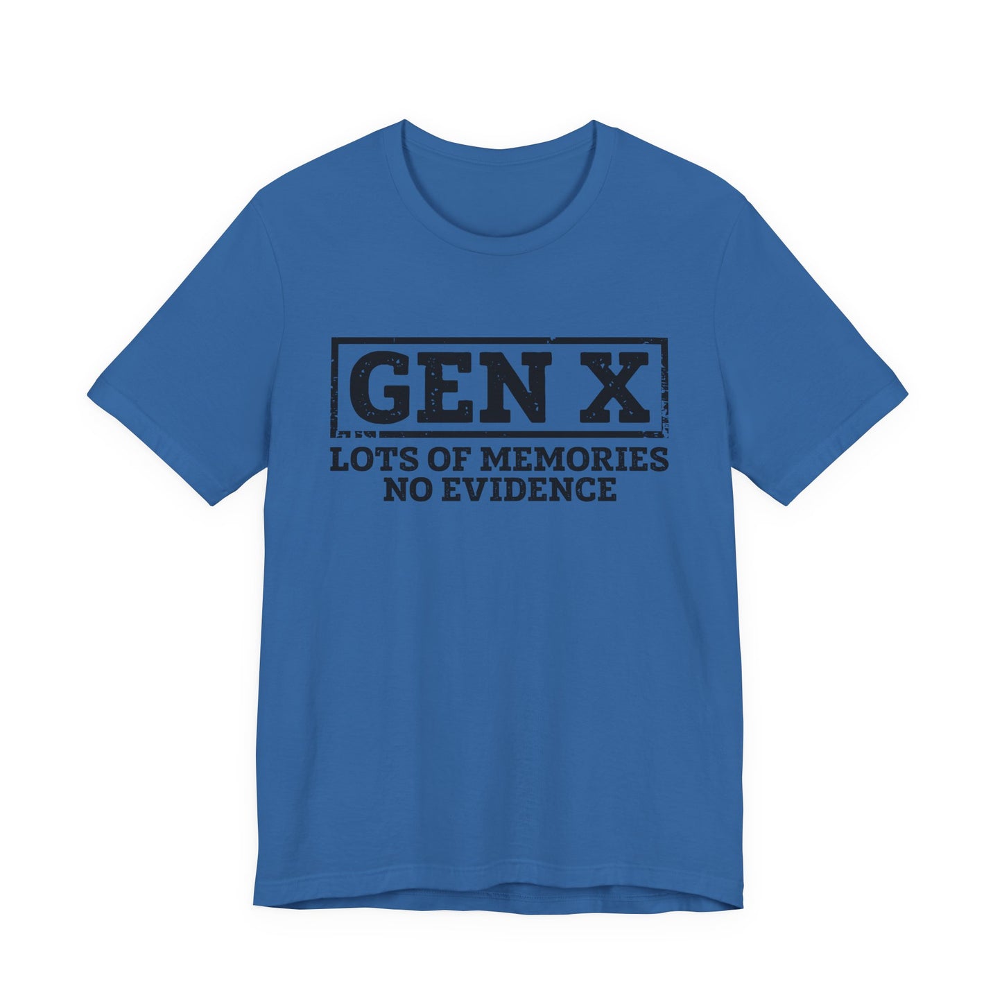 T-shirt - Sarcastic - GenX No Memories (01-black)