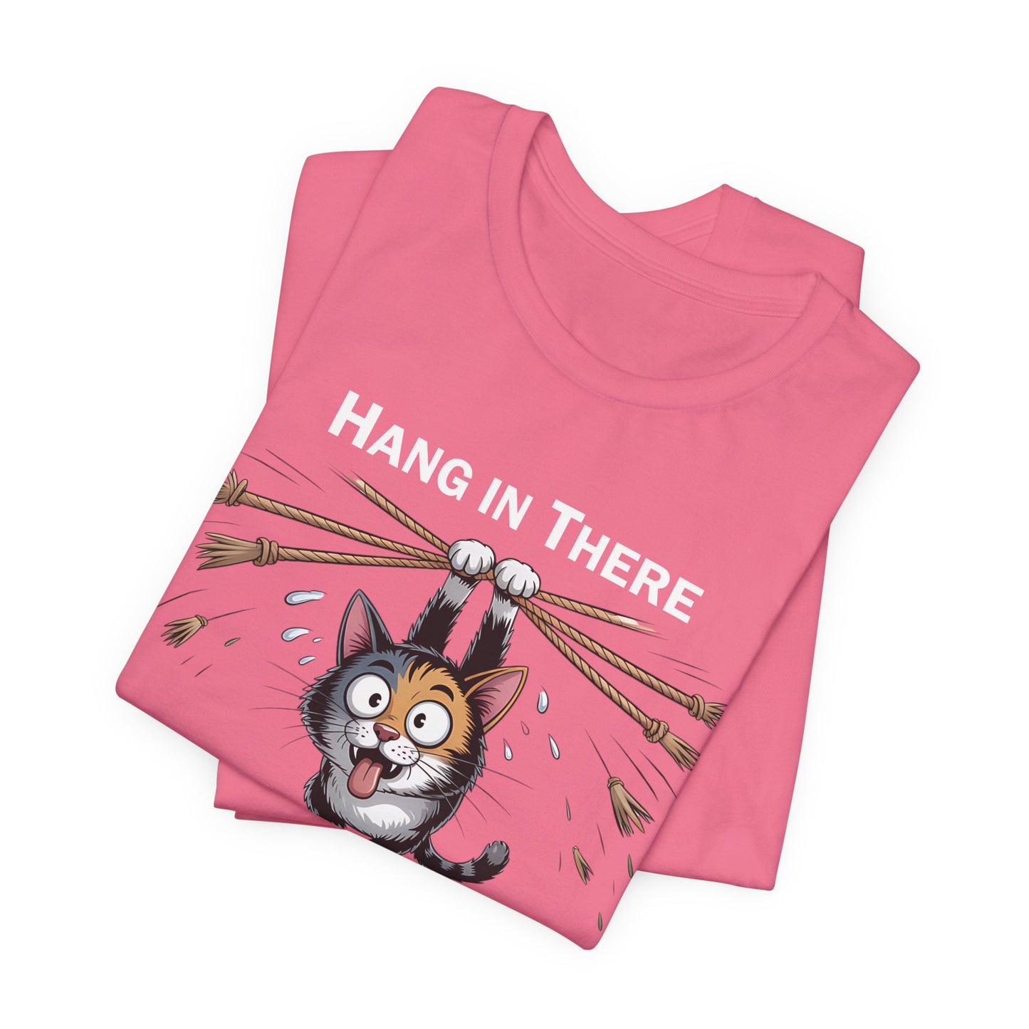 T-Shirt - Animal - Cat - Hang in there (1b)