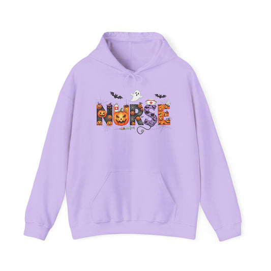 Heavy Blend Hoodie - Nurse / Halloween - Nurse w Halloween Decor (01a)