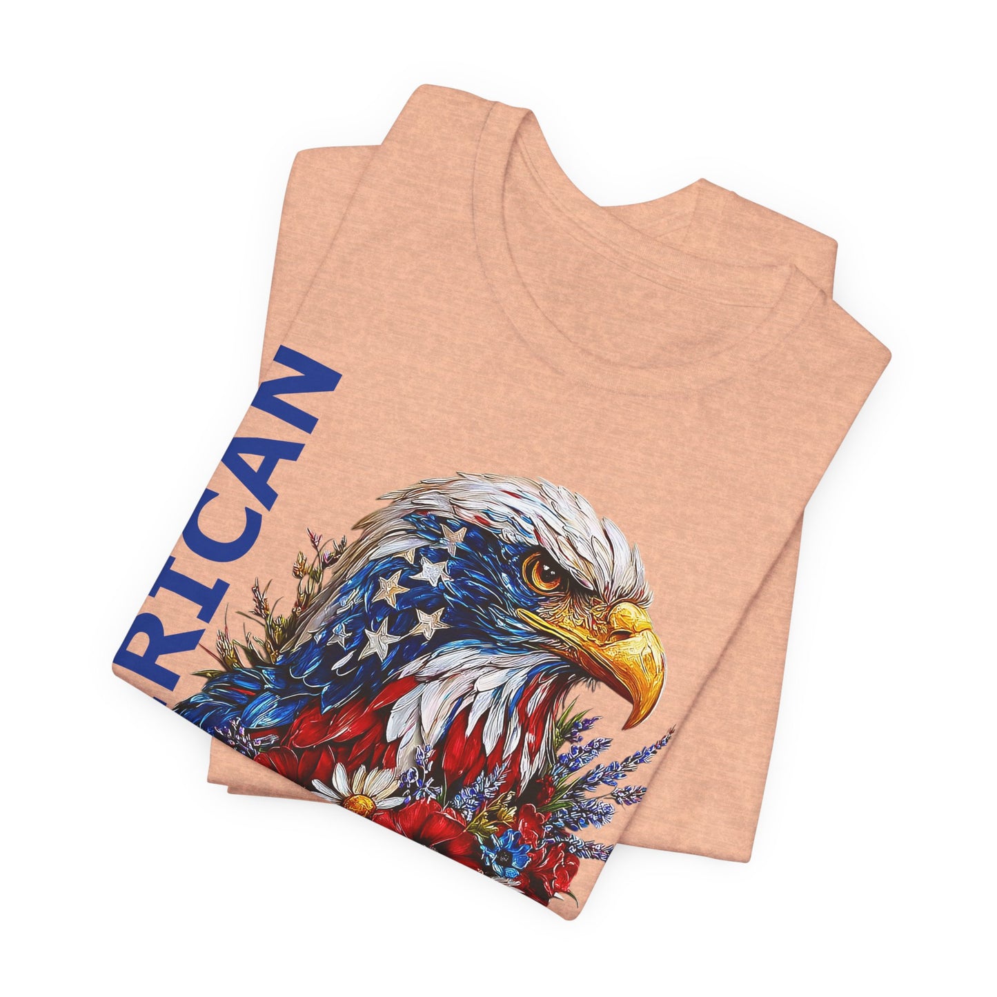 T-Shirt - American - American Girl with Eagle 01