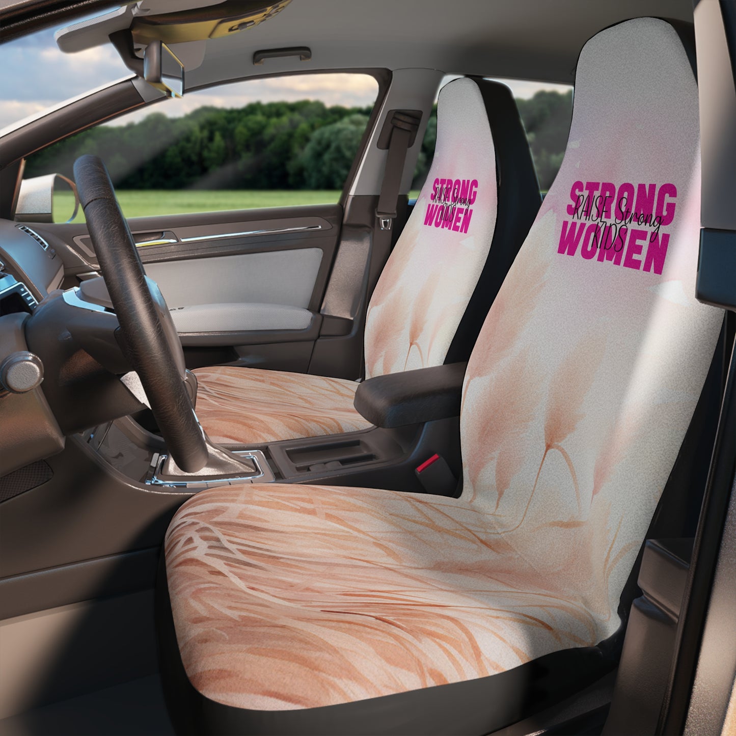 Car Seat Covers - Strong Women Raise Strong Kids