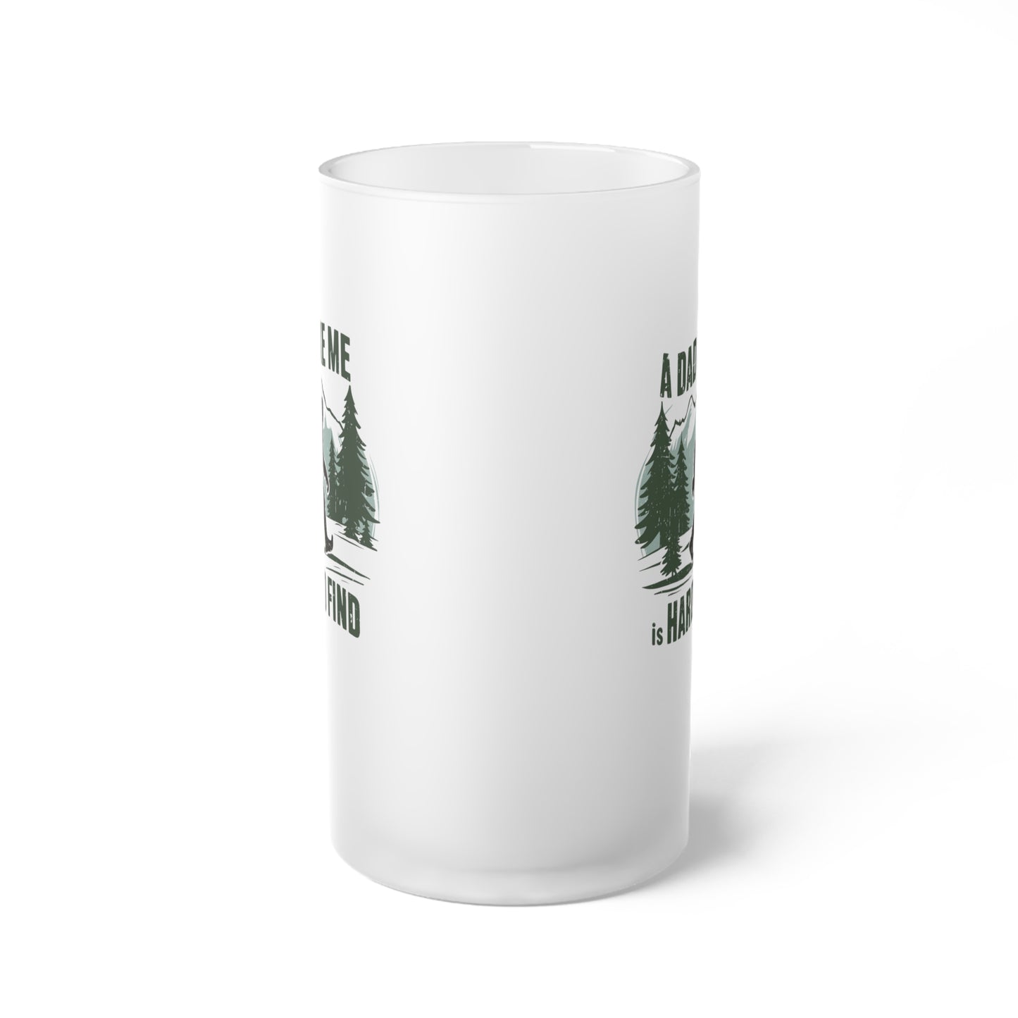 Frosted Glass Beer Mug - Dad - A Dad Like Me (1)
