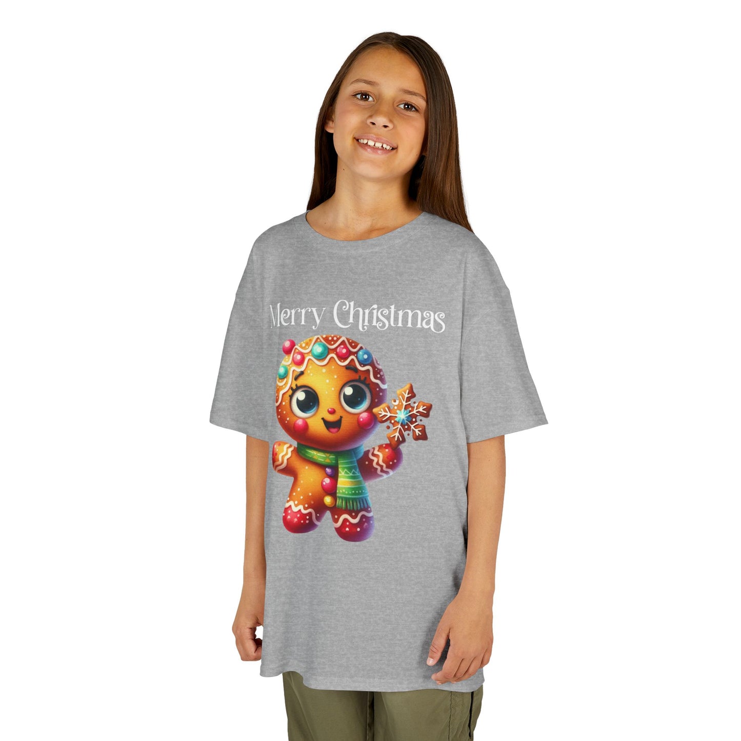 Child Tee - Christmas - Gingerbread - Merry Christmas (03a)