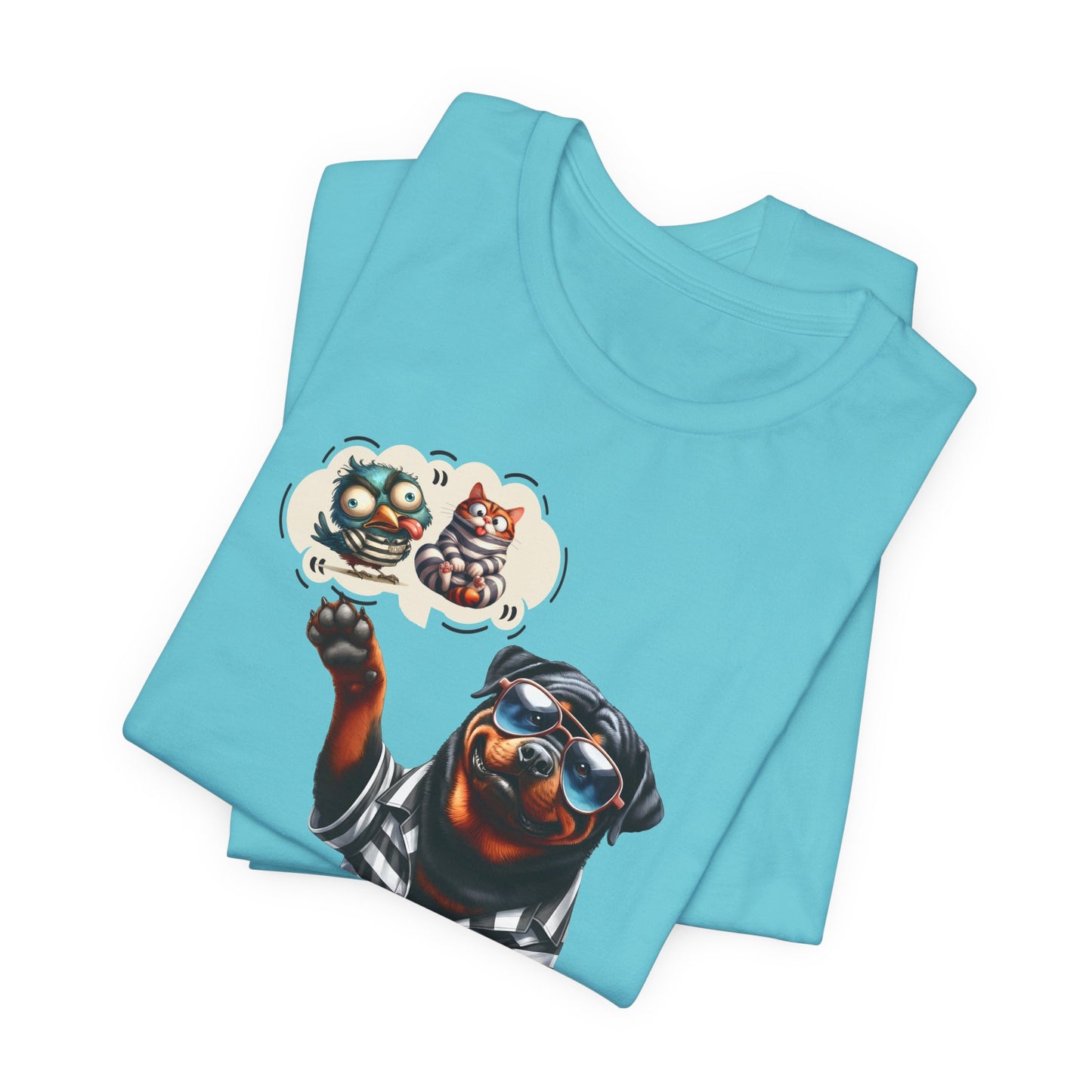 T-Shirt - Animal - Dog - I ate the cat that ate jail bird (1a)