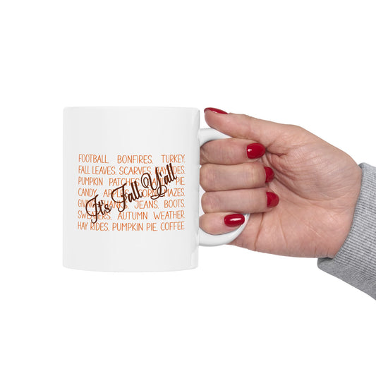 Ceramic Mug - Autumn - It's Fall Y'all (1b)
