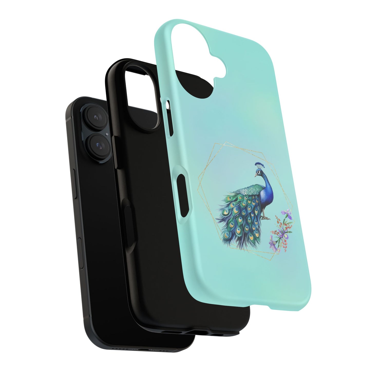 Tough Cell Phone Case - Animal - Peacock (2)