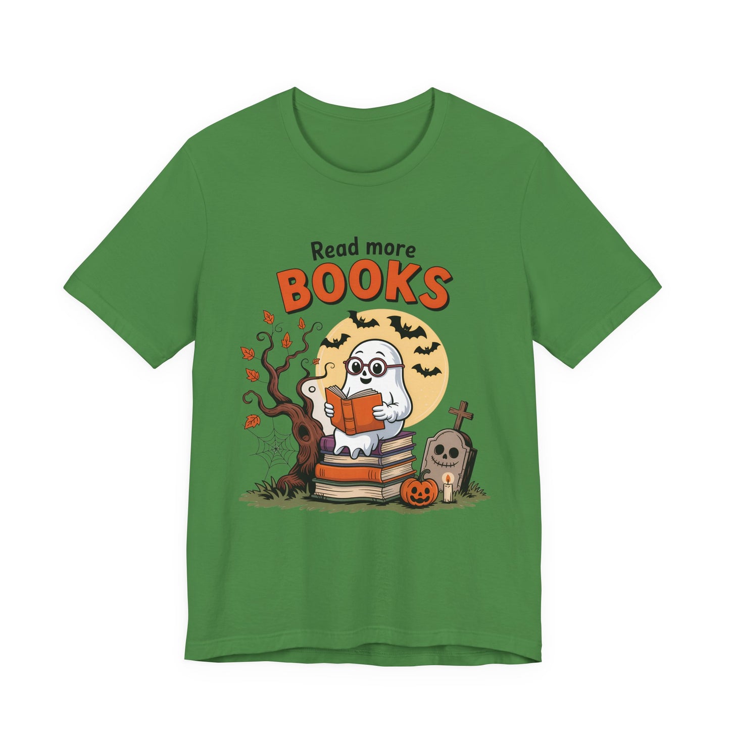 T-Shirt - Teacher / Halloween - Read More Books (01a)