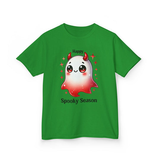 Child Tee - Halloween / Ghost - Happy Spooky Season (01a)