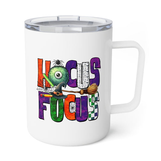 Insulated Mug - Teacher / Halloween - Fangs for the Healthcare (01a)