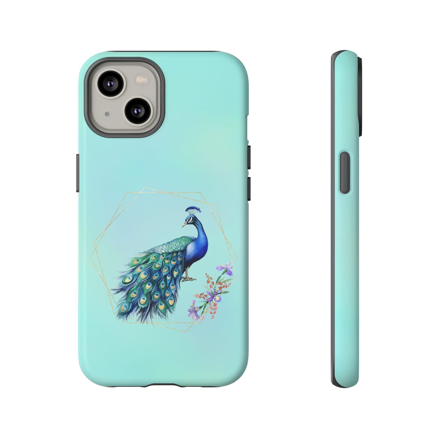 Tough Cell Phone Case - Animal - Peacock (2)