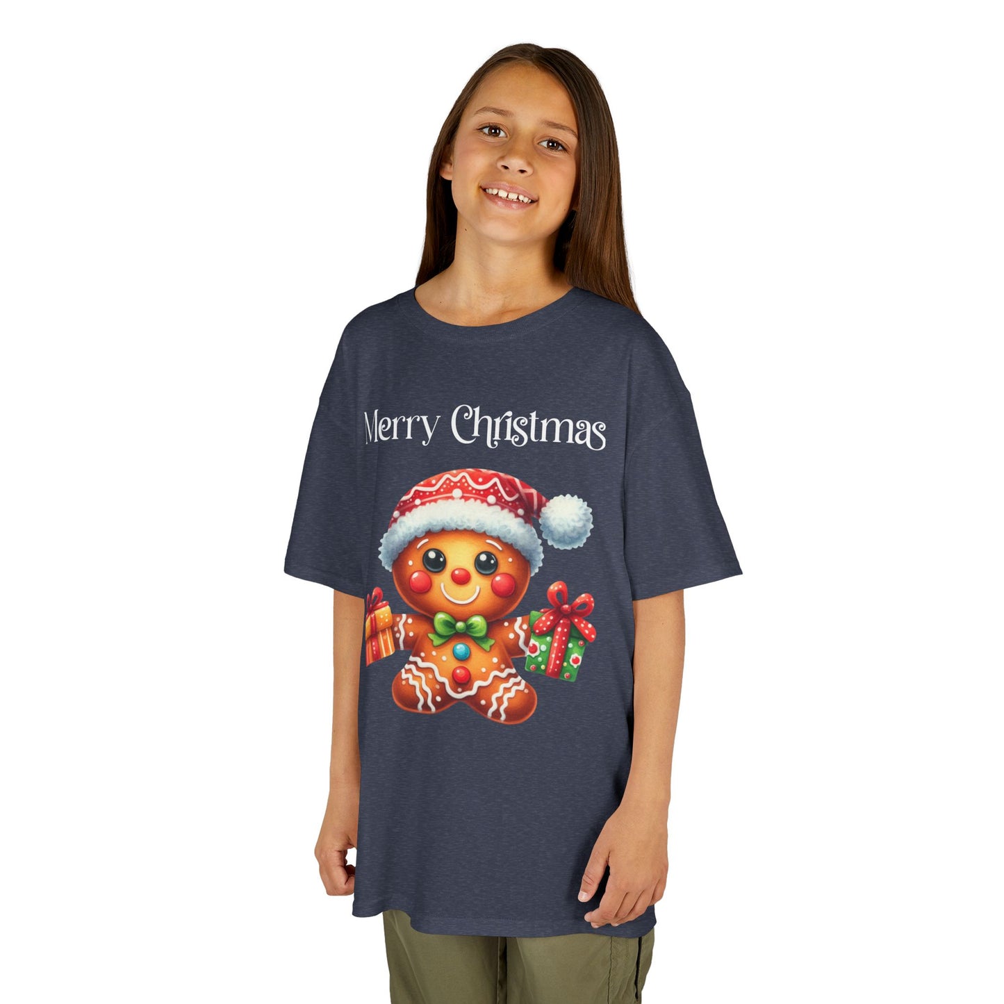 Child Tee - Christmas - Gingerbread - Merry Christmas (01a)