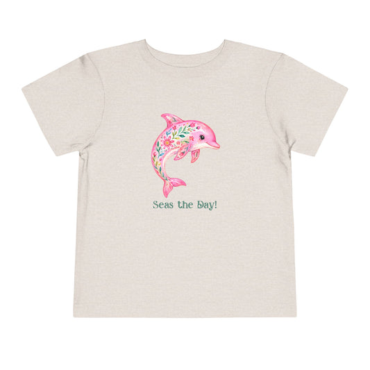 Toddler Tee - Animal - Seas the Day Dolphin (01)