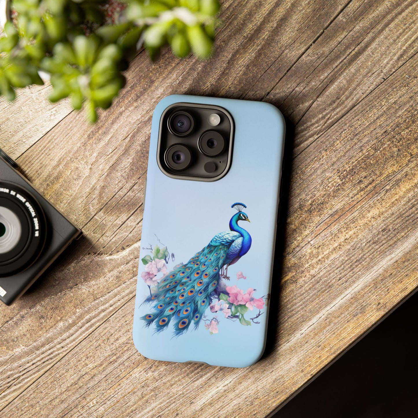 Tough Cell Phone Case - Animal - Peacock (1)