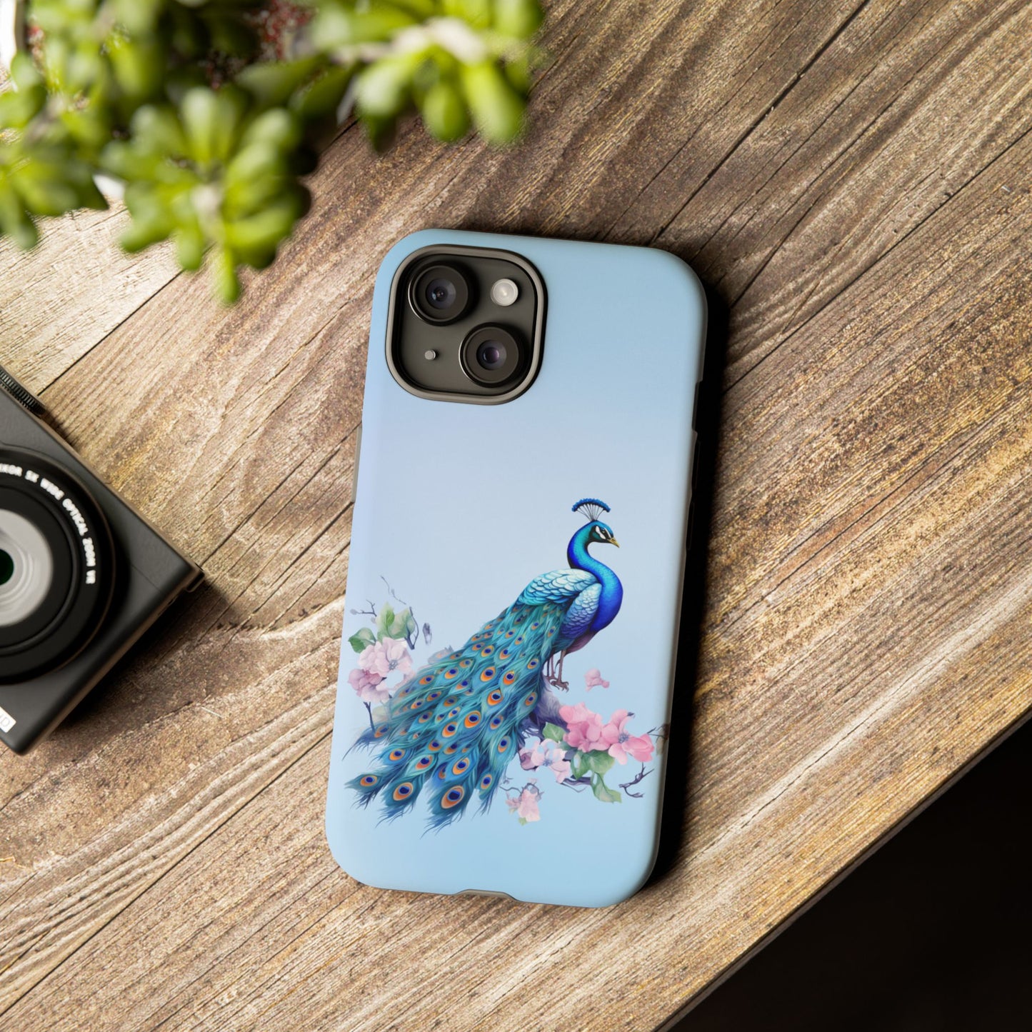 Tough Cell Phone Case - Animal - Peacock (1)