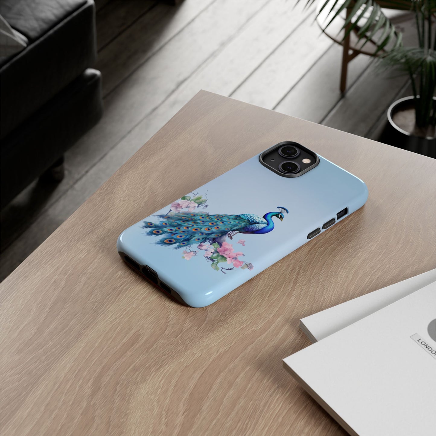 Tough Cell Phone Case - Animal - Peacock (1)